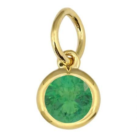 EMERALD NECKLACE CHARM BIRTHSTONE (MAY)💎