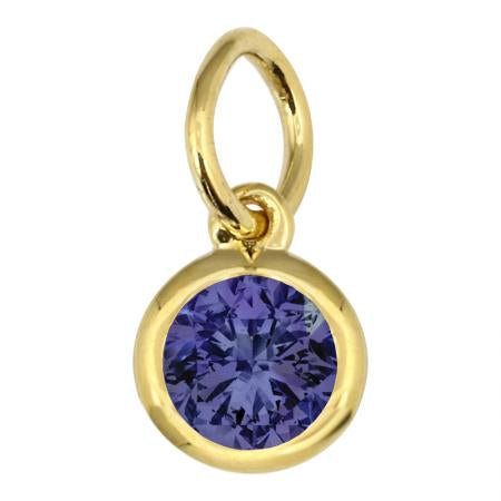 SAPPHIRE NECKLACE CHARM BIRTHSTONE (SEP)💎