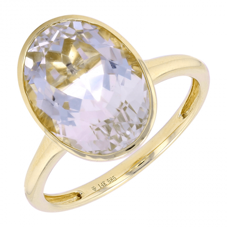 WHITE TOPAZ COCKTAIL RING💎