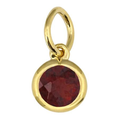 GARNET NECKLACE CHARM BIRTHSTONE (JAN)💎