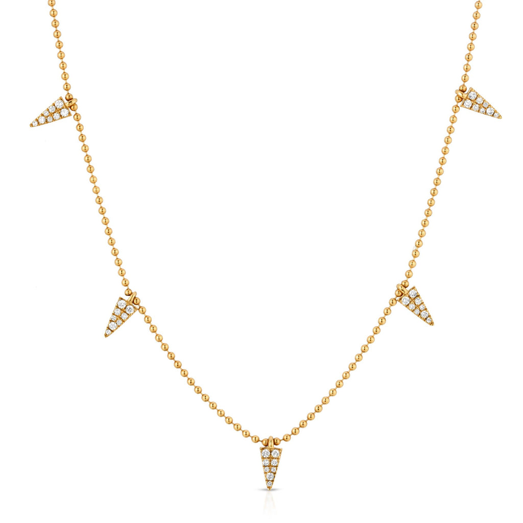 18Kt YELLOW GOLD WITH DIAMONDS ERIKA NECKLACE