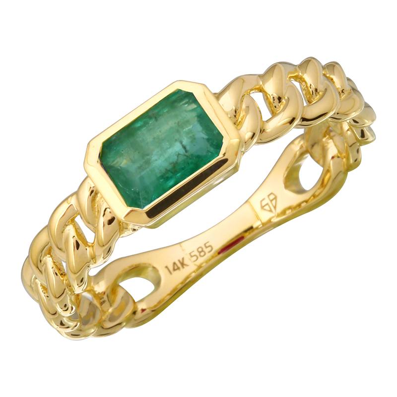 EMERALD LINK RING